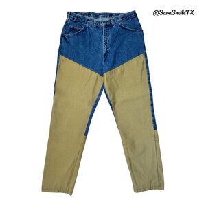 WRANGLER RUGGED WEAR Brush Guard Canvas Outdoor Hunting Jeans - 38x34
